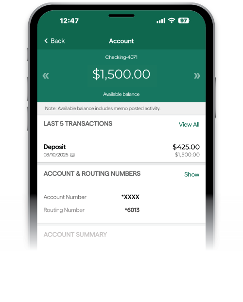Image of Mobile Banking App