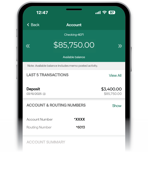 Image of Mobile Banking App
